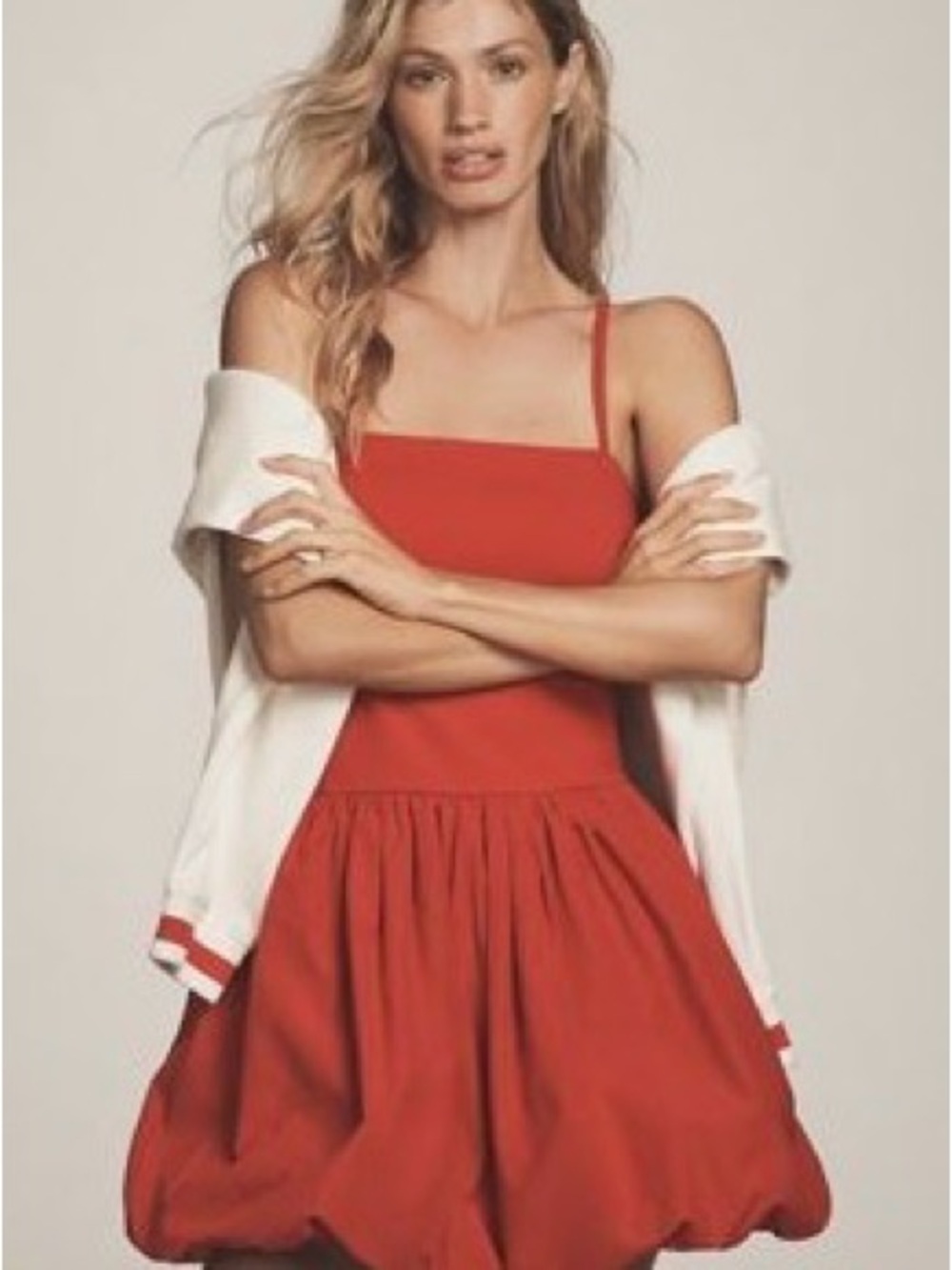 Daily Pratice by Anthropologie Bubble Twofer Mini Dress